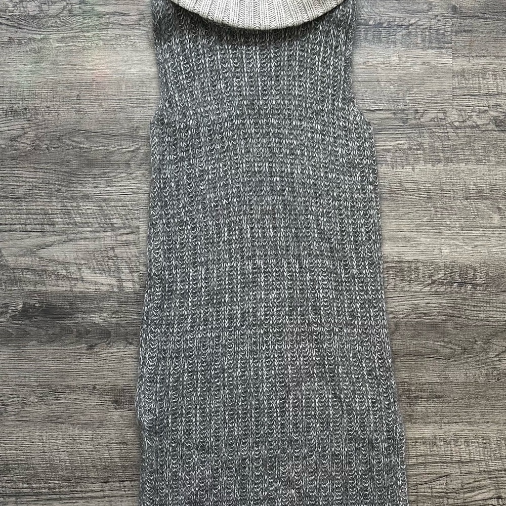 Rag and bone Gray Knit Sleeveless Sweater Dress